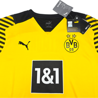 2021/22 Dortmund Home Football Shirt (L) Puma #9 Halland (BNWTs) - Football Finery - FF300142