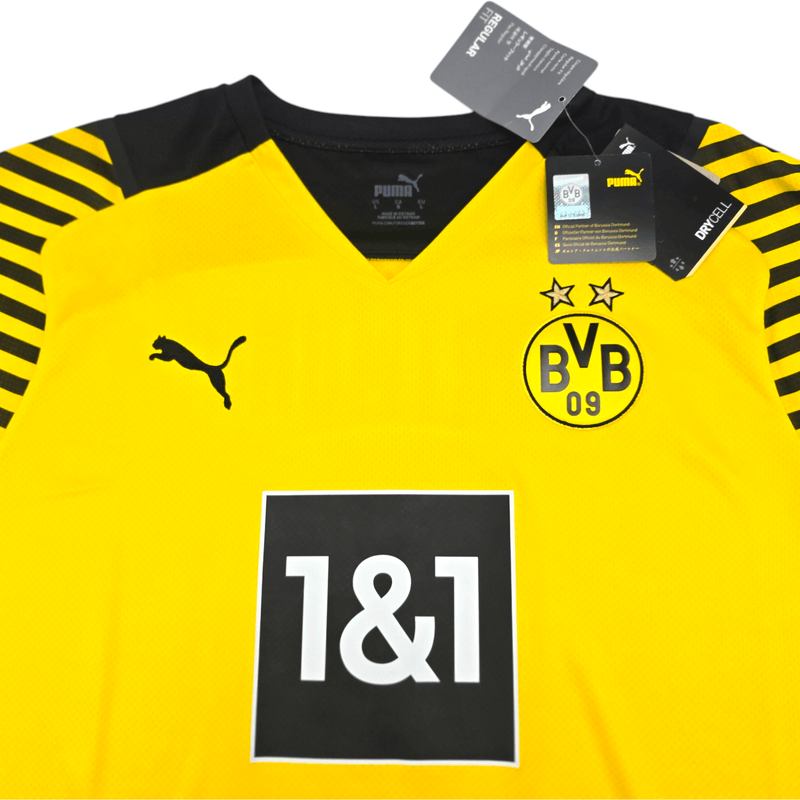 2021/22 Dortmund Home Football Shirt (L) Puma #9 Halland (BNWTs) - Football Finery - FF300142