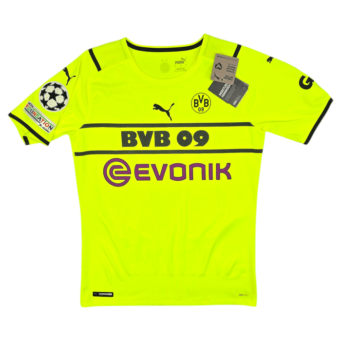 2021/22 Dortmund Home Football Shirt (L) Puma #9 Halland (Cup) - Football Finery - FF300141