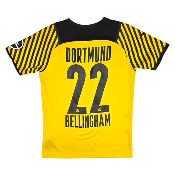 2021/22 Dortmund Home Football Shirt (S) Puma 22 Bellingham - Football Finery - FF301107