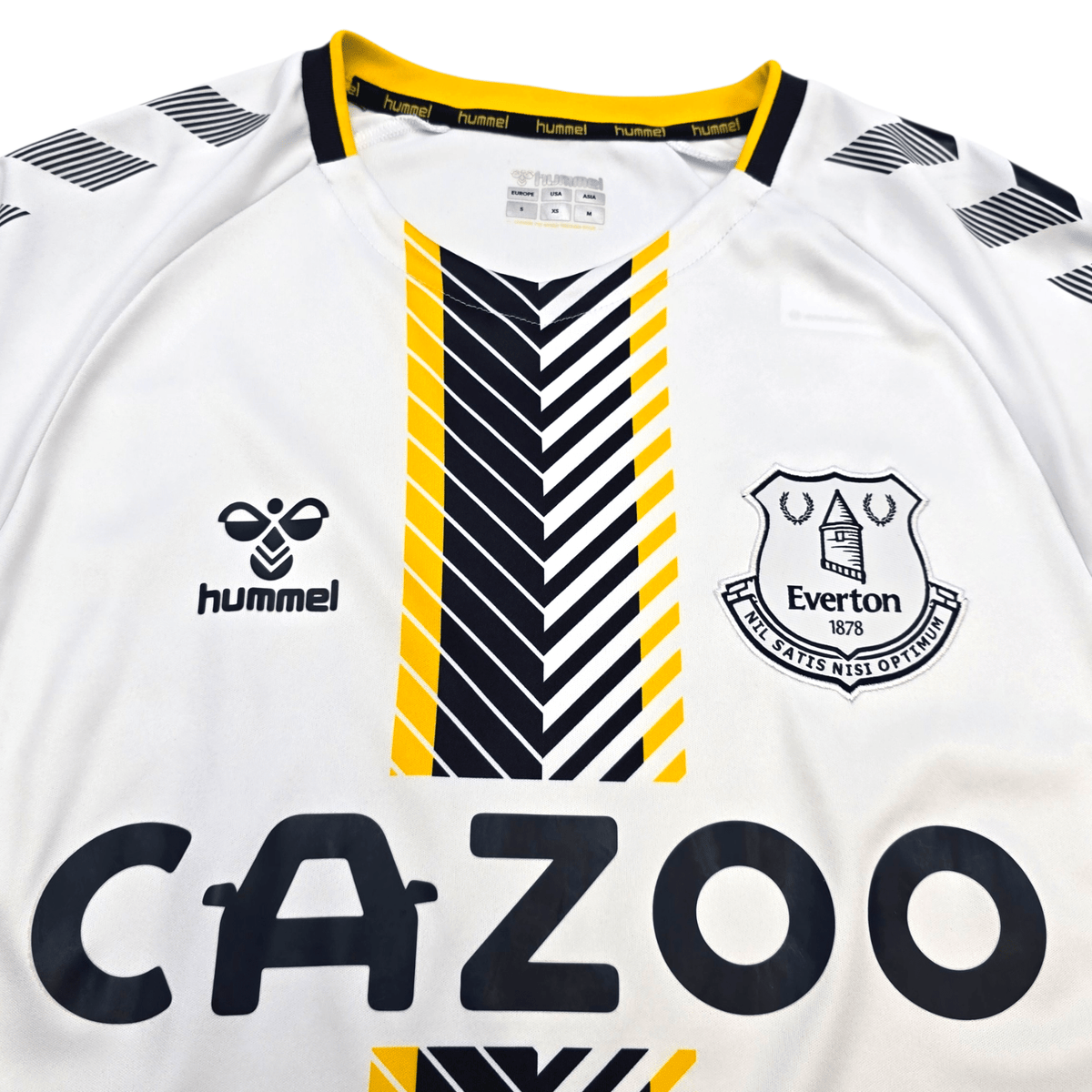 2021/22 Everton Away Football Shirt (S) Hummel - Football Finery - FF305426