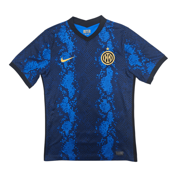 2021/22 Inter Milan Home Football Shirt (S) Nike 10 Lautaro - Football Finery - FF303850