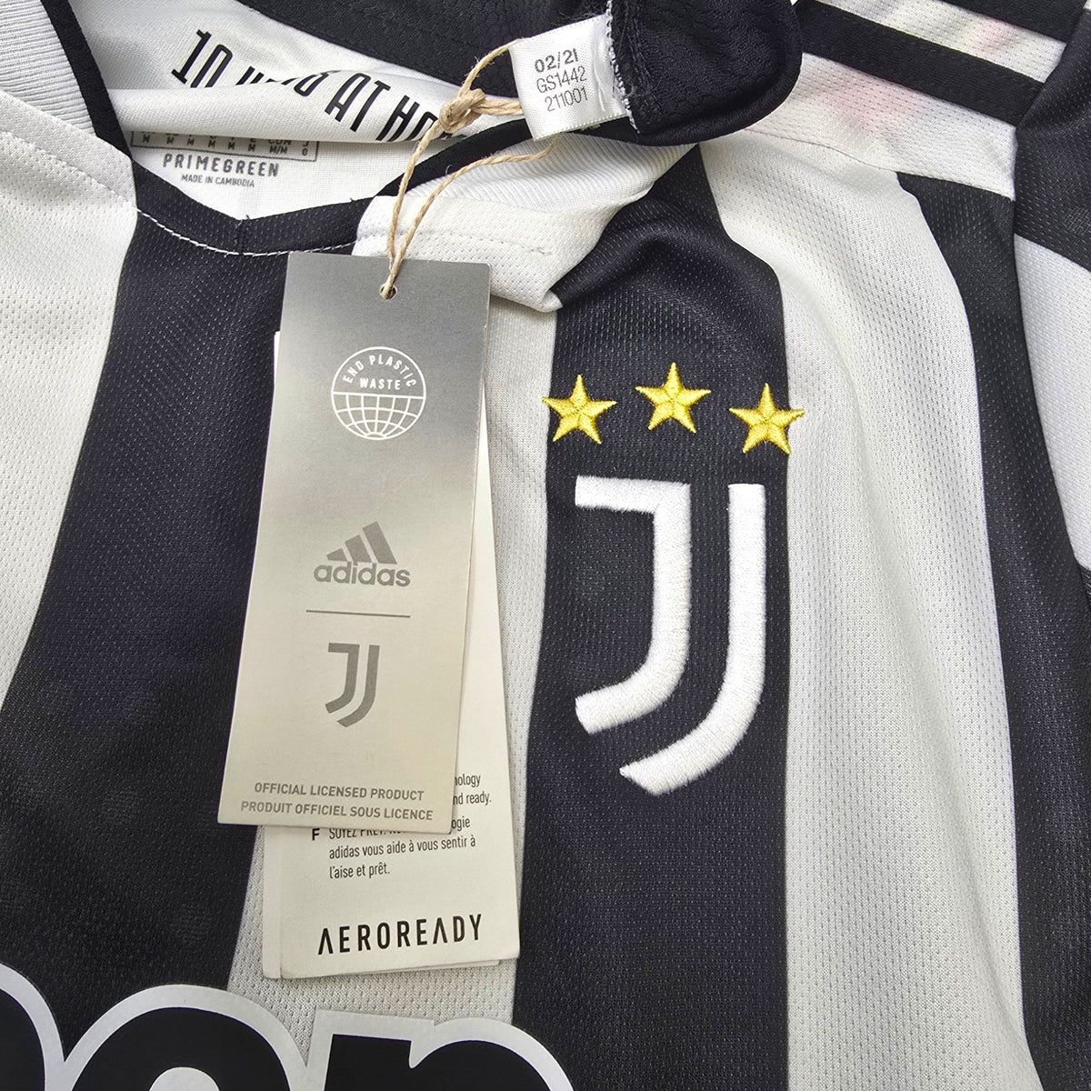 2021/22 Juventus Home Football Shirt (M) Adidas 22 Chiesa (BNWTs) - Football Finery - FF305677