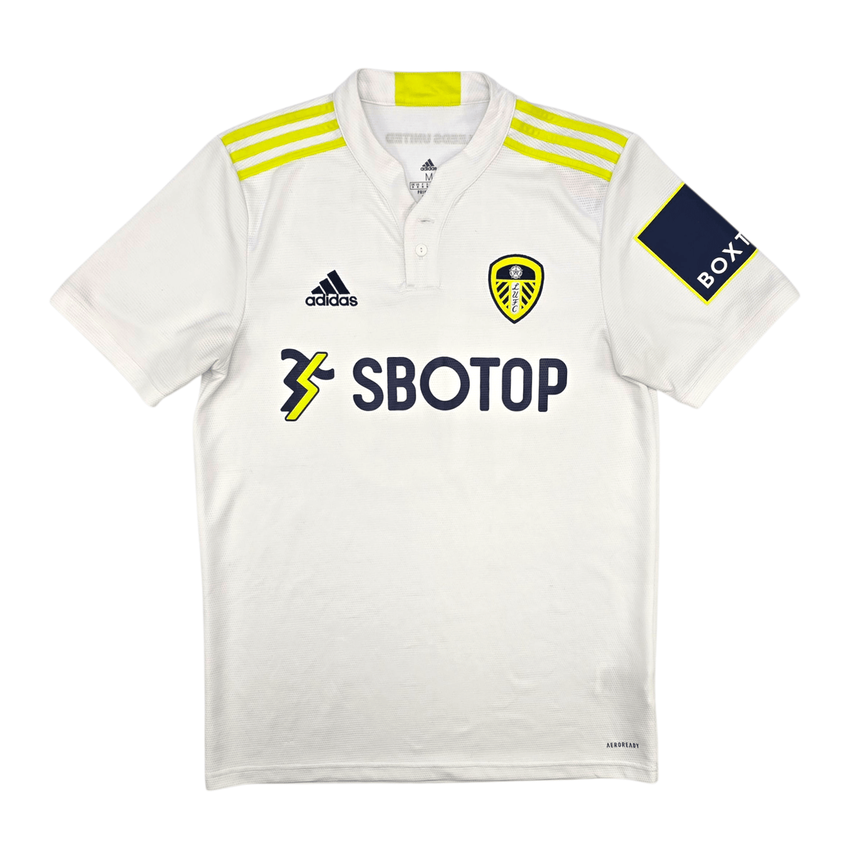 2021/22 Leeds United Home Football Shirt (M) Adidas 10 Raphinha - Football Finery - FF301330