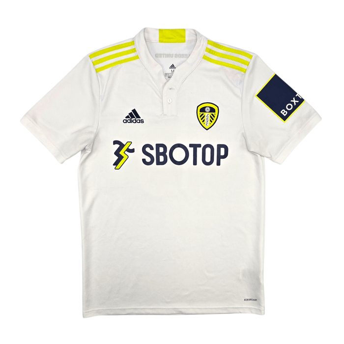 2021/22 Leeds United Home Football Shirt (M) Adidas 10 Raphinha - Football Finery - FF301330