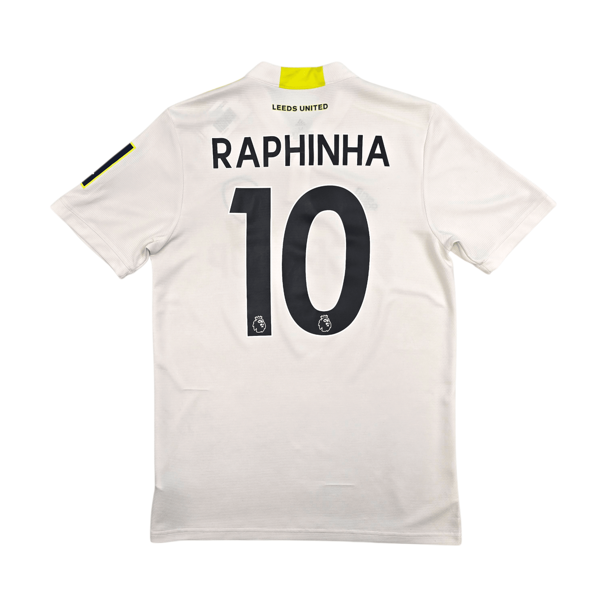 2021/22 Leeds United Home Football Shirt (M) Adidas 10 Raphinha - Football Finery - FF303731
