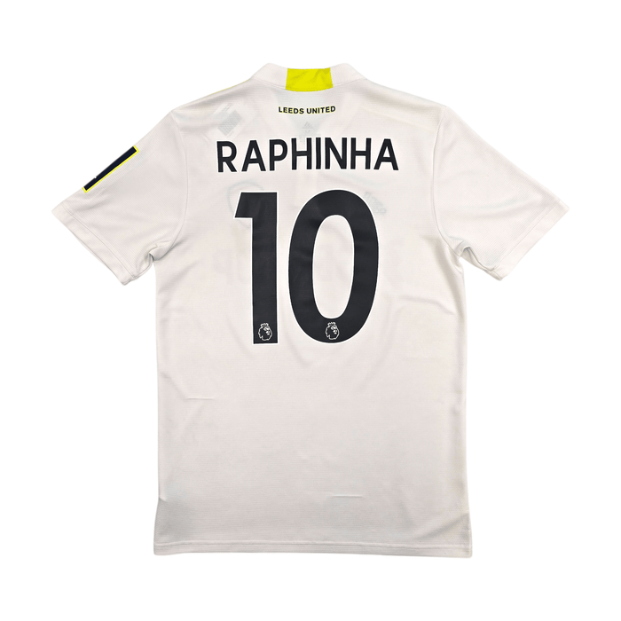 2021/22 Leeds United Home Football Shirt (M) Adidas 10 Raphinha - Football Finery - FF303731