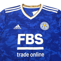 2021/22 Leicester City Home Football Shirt (M) Adidas - Football Finery - FF305009
