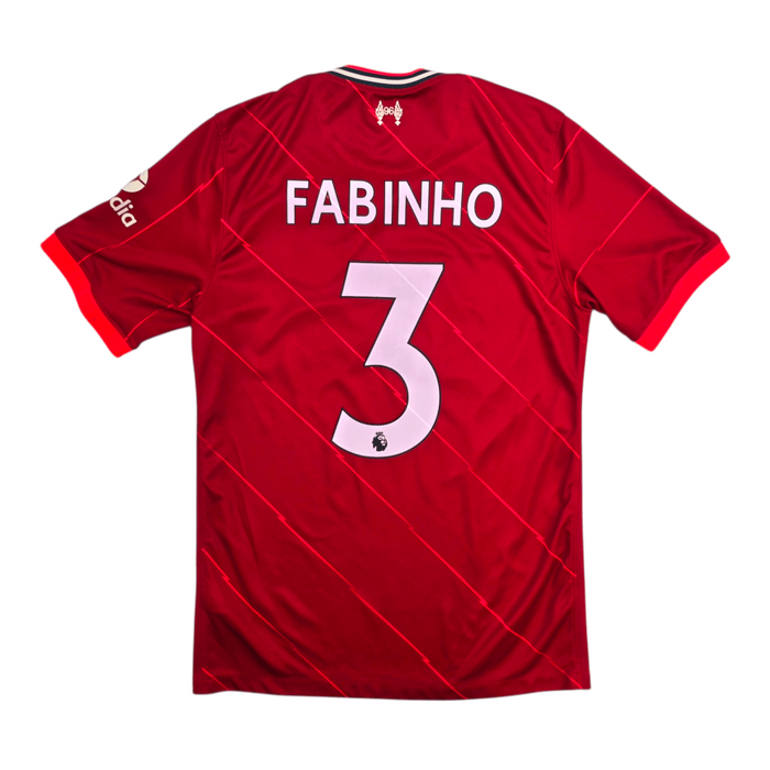 2021/22 Liverpool Home Football Shirt (M) Nike 3 Fabinho - Football Finery - FF303447