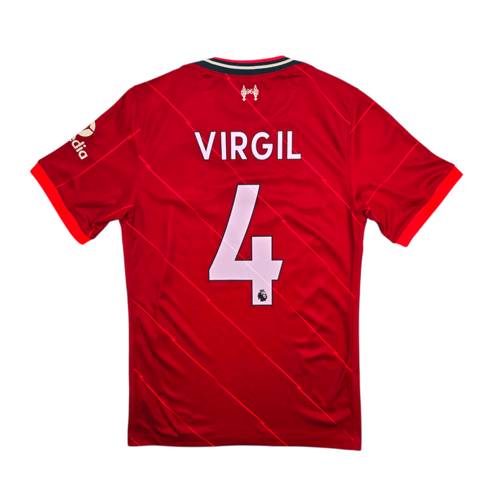 2021/22 Liverpool Home Football Shirt (S) Nike 4 Virgil - Football Finery - FF303448