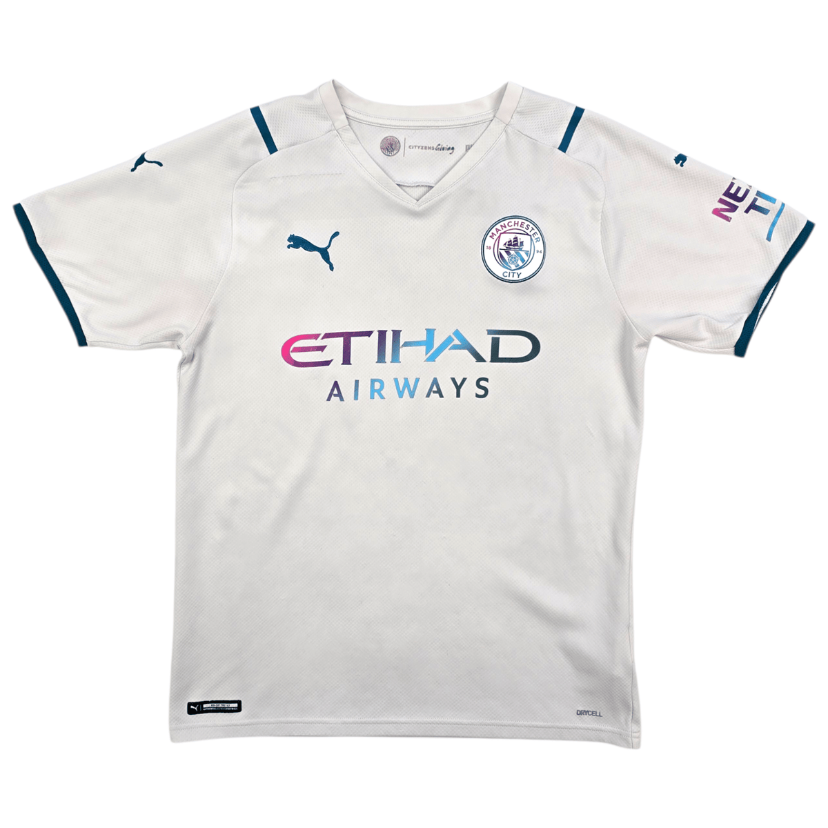 2021/22 Manchester City Away Football Shirt (M) Puma - Football Finery - FF303707
