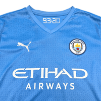 2021/22 Manchester City Home Football Shirt (M) Puma 10 Grealish - Football Finery - FF303778