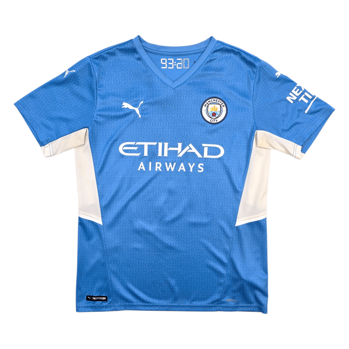 2021/22 Manchester City Home Football Shirt (M) Puma 10 Grealish - Football Finery - FF303778