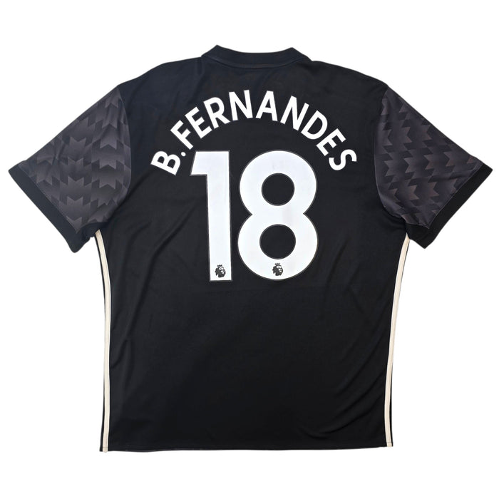 2021/22 Manchester United Away Football Shirt (XL) Adidas 18 B.Fernandes - Football Finery - FF303293