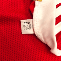 2021/22 Manchester United Home Football Shirt (2XL) Adidas 7 Ronaldo - Football Finery - FF304302