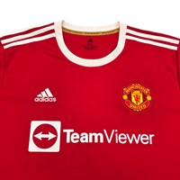 2021/22 Manchester United Home Football Shirt (2XL) Adidas 7 Ronaldo - Football Finery - FF304302