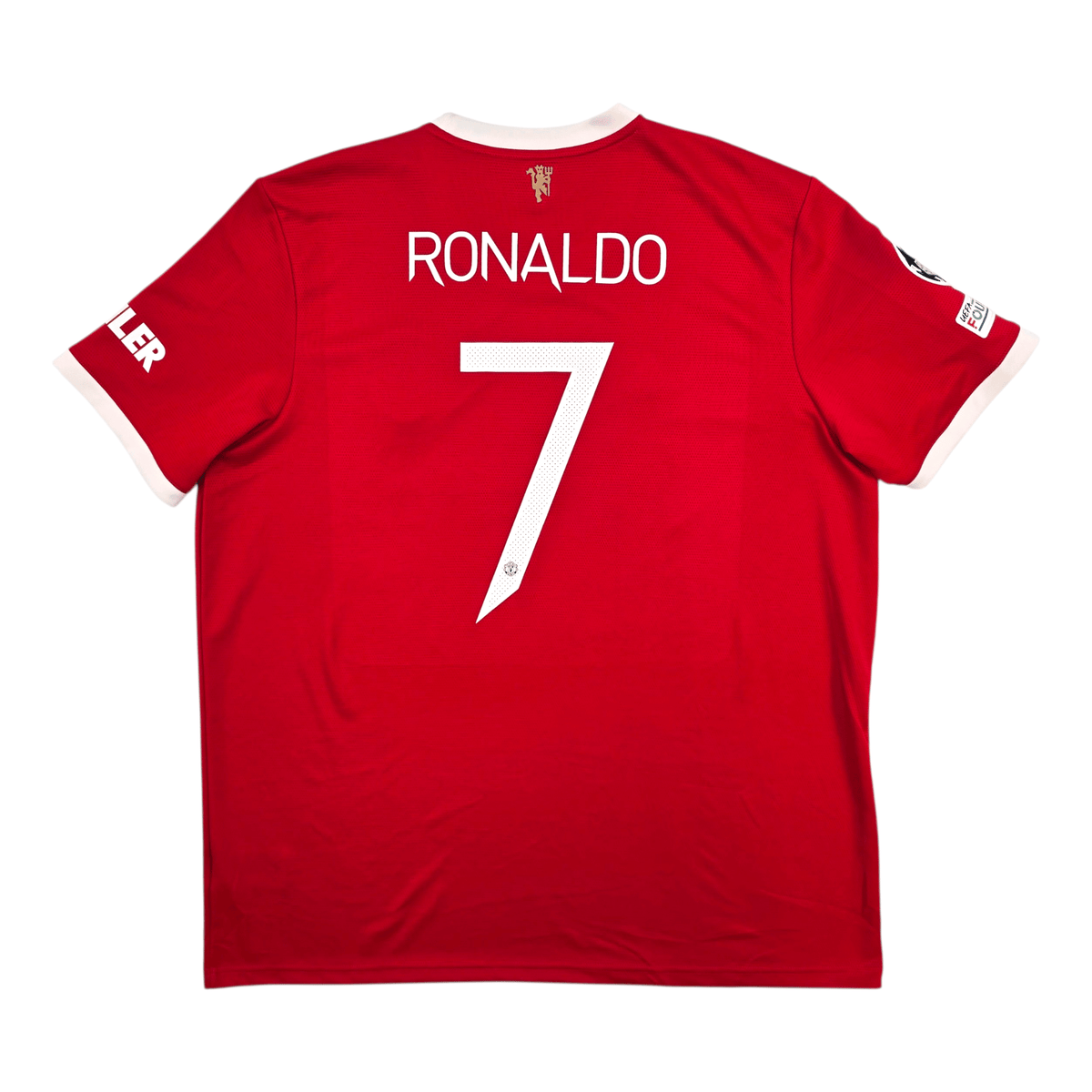 2021/22 Manchester United Home Football Shirt (2XL) Adidas 7 Ronaldo - Football Finery - FF304302