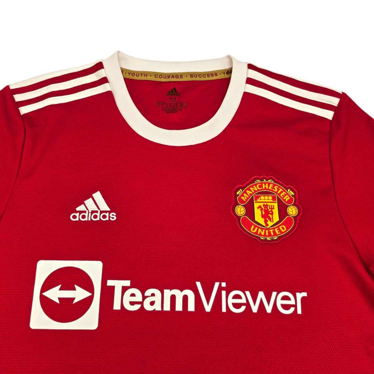 2021/22 Manchester United Home Football Shirt (M) Adidas 7 Ronaldo - Football Finery - FF302446