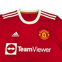 2021/22 Manchester United Home Football Shirt (M) Adidas 7 Ronaldo - Football Finery - FF302446