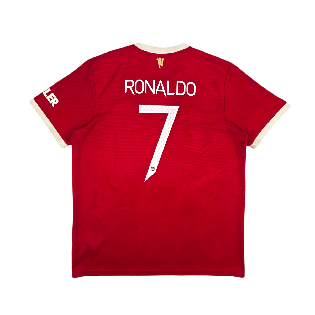 2021/22 Manchester United Home Football Shirt (XL) Adidas 7 Ronaldo - Football Finery - FF303292