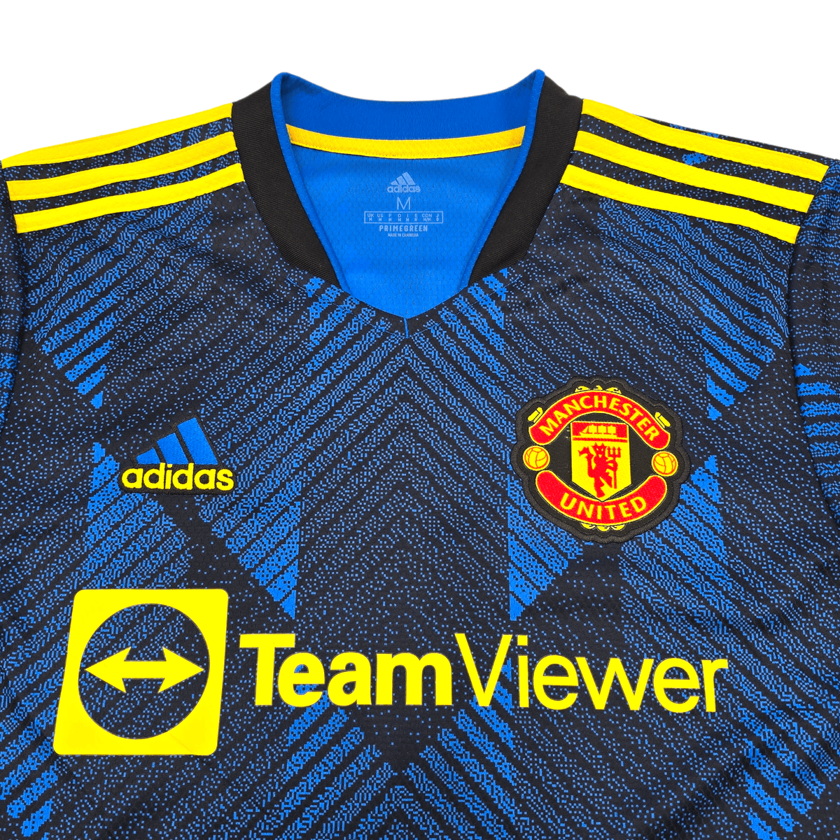 2021/22 Manchester United Third Football Shirt (M) Adidas 25 Sancho - Football Finery - FF303692