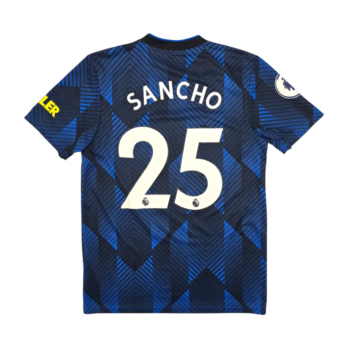 2021/22 Manchester United Third Football Shirt (M) Adidas 25 Sancho - Football Finery - FF303692