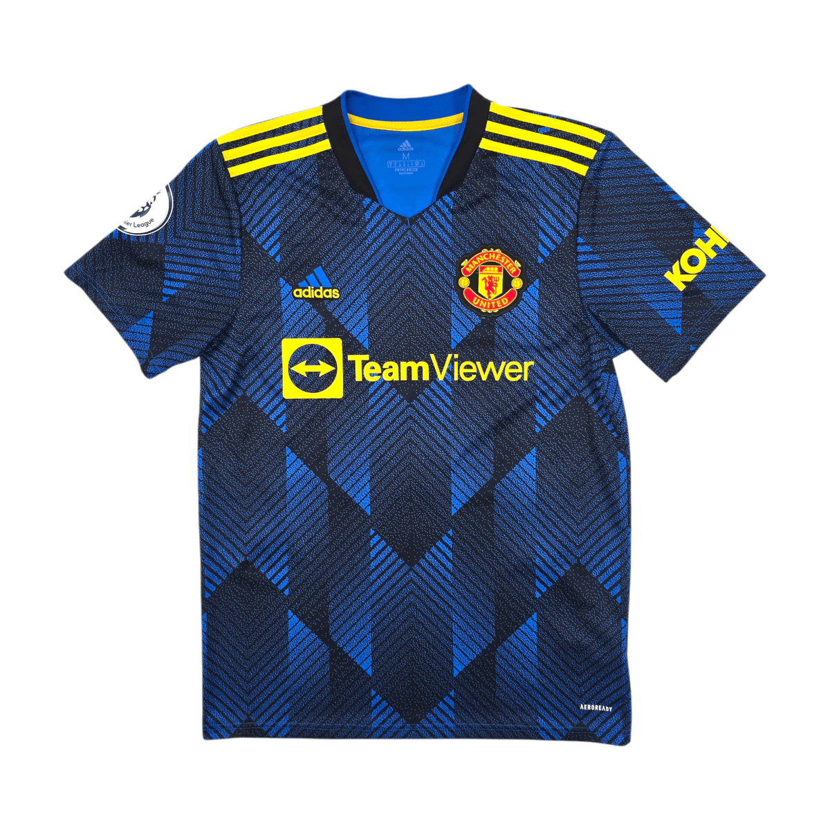 2021/22 Manchester United Third Football Shirt (M) Adidas 25 Sancho - Football Finery - FF303692