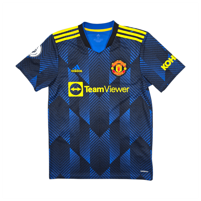 2021/22 Manchester United Third Football Shirt (M) Adidas 25 Sancho - Football Finery - FF303692