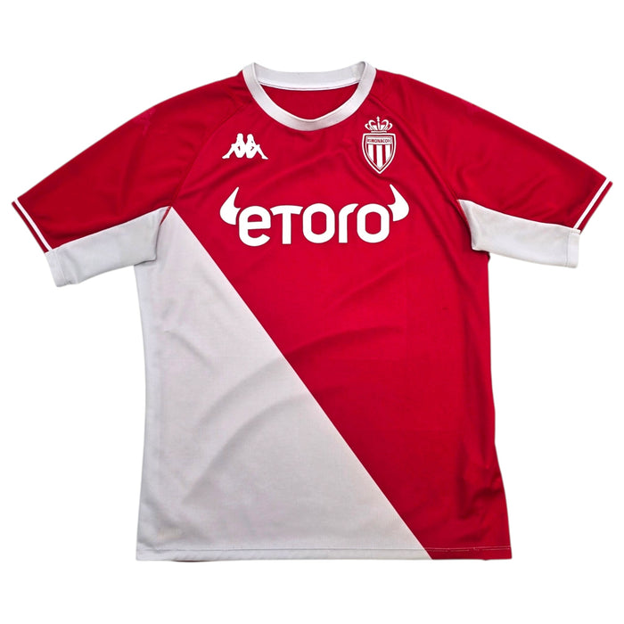 2021/22 Monaco Home Football Shirt (L) Kappa - Football Finery - FF305928
