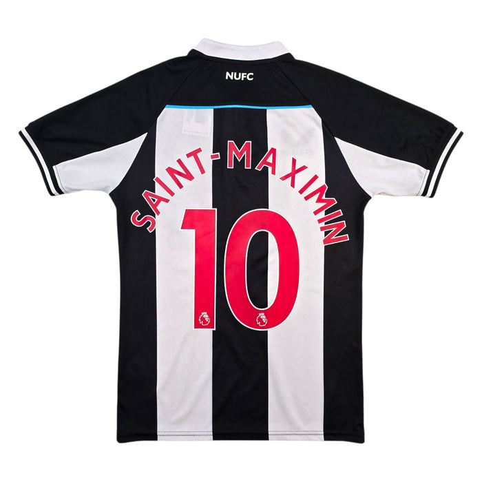 2021/22 Newcastle United Home Football Shirt (S) Castore 10 Saint-Maximin - Football Finery - FF304425