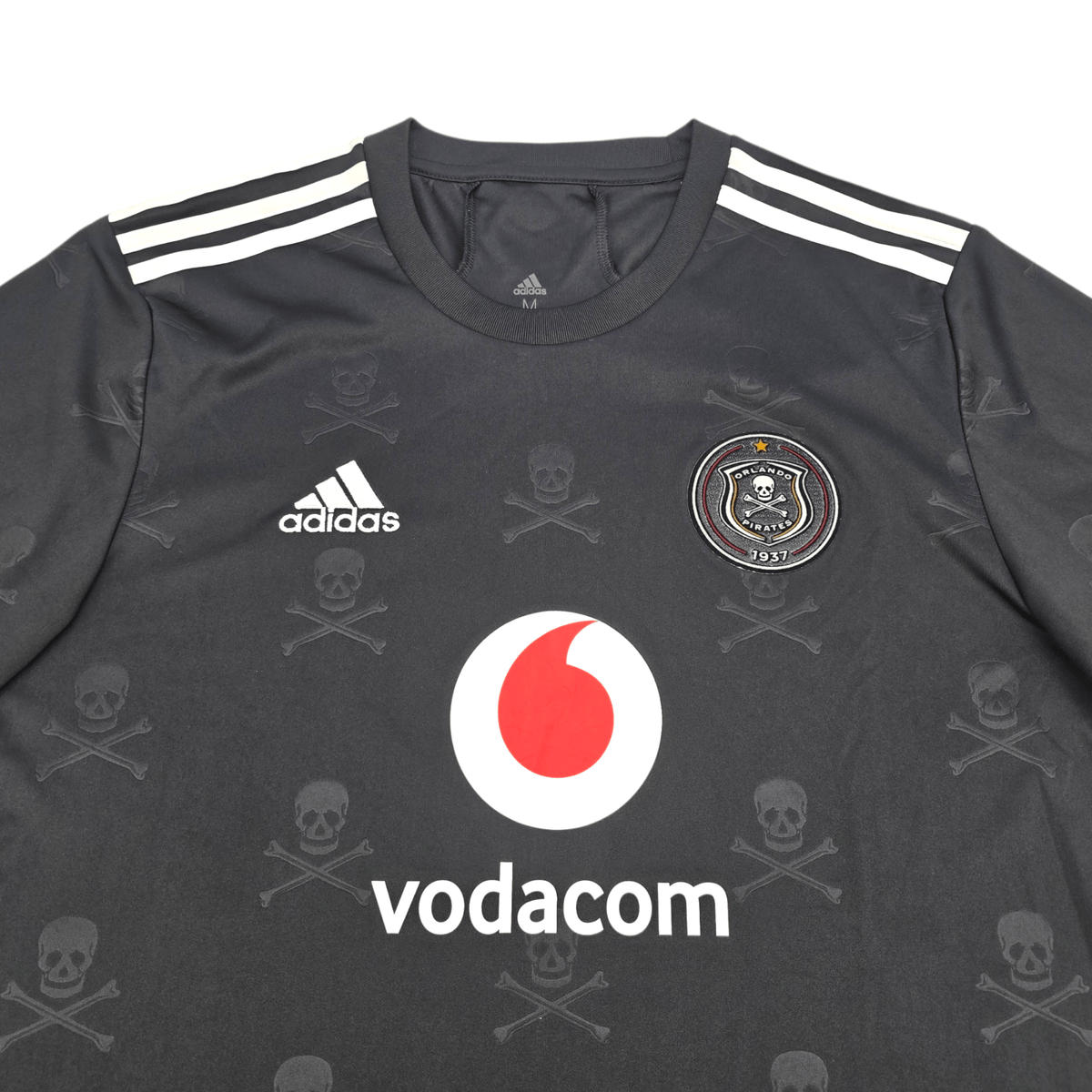 2021/22 Orlando Pirates Home Football Shirt (M) Adidas - Football Finery - FF302489