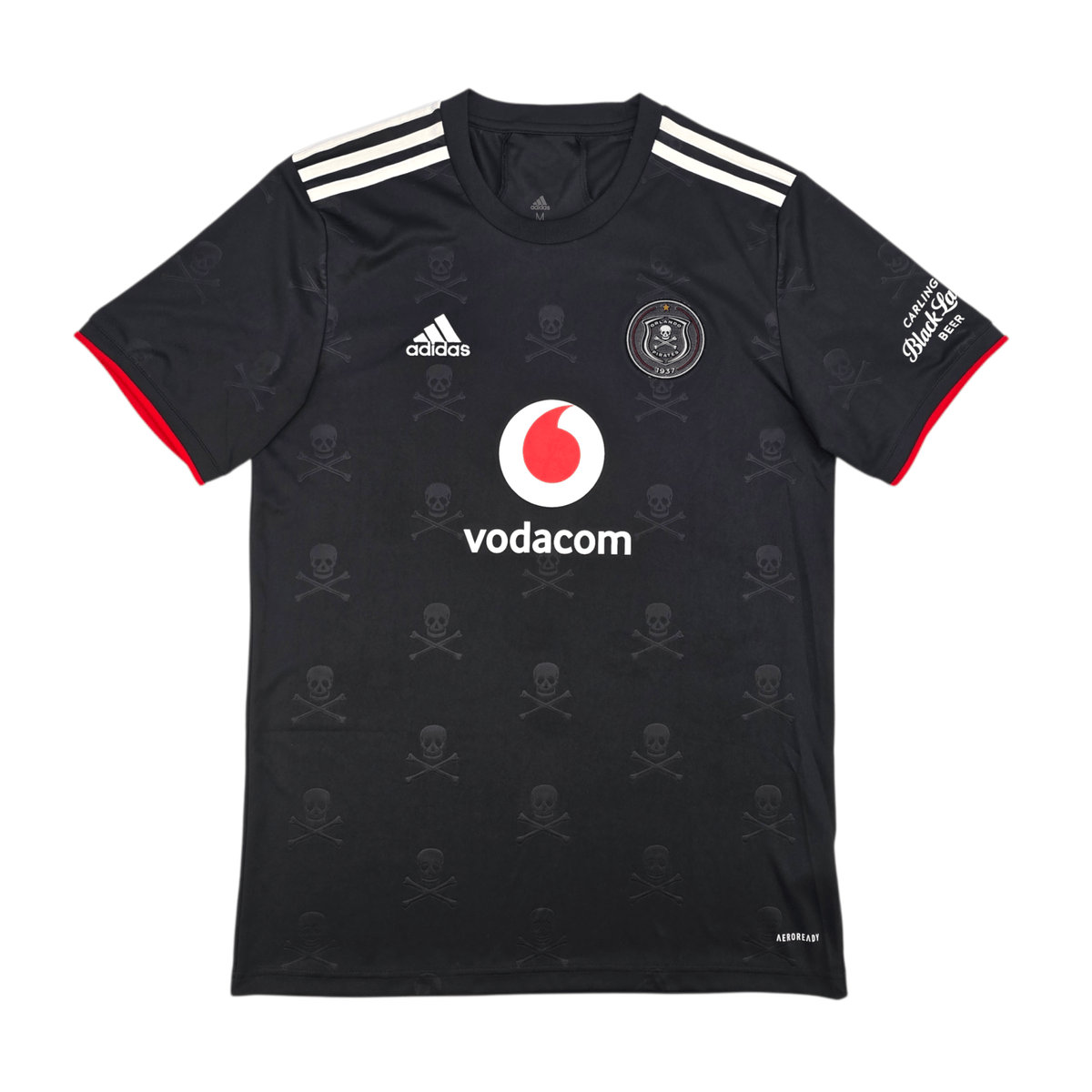 2021/22 Orlando Pirates Home Football Shirt (M) Adidas - Football Finery - FF302489