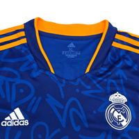 2021/22 Real Madrid Away Football Shirt (XL) Adidas 9 Benzema - Football Finery - FF302541