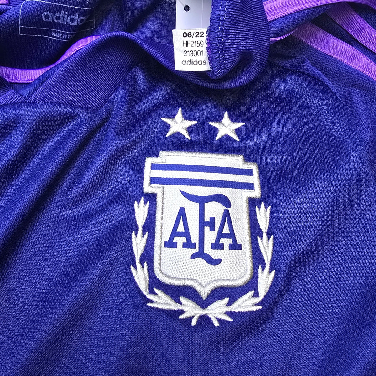 2022/23 Argentina Away Football Shirt (S) Adidas - Football Finery - FF306727