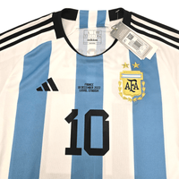 2022/23 Argentina Home Football Shirt (L) Adidas #10 Messi (BNWTs) - Football Finery - FF300136
