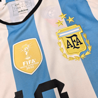 2022/23 Argentina Home Football Shirt (L) Adidas 10 Messi - Football Finery - FF302491