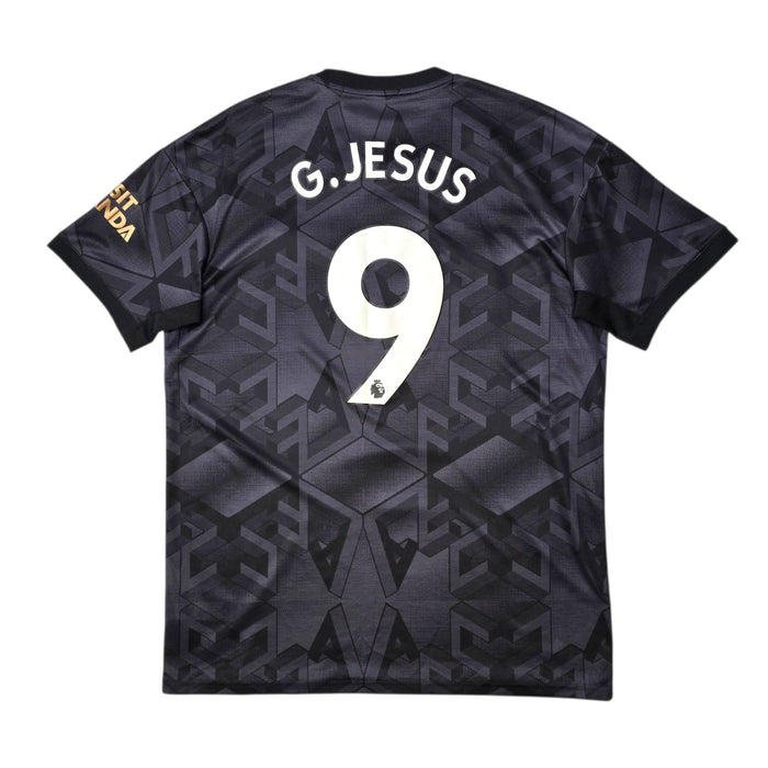 2022/23 Arsenal Away Football Shirt (L) Adidas #9 G. Jesus - Football Finery - FF307549