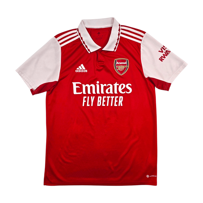 2022/23 Arsenal Home Football Shirt (M) Adidas 7 Saka - Football Finery - FF303768