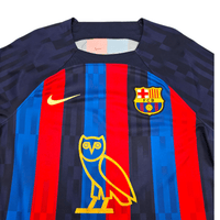 2022/23 Barcelona Home Football Shirt (M) Nike 7 O.Dembele (OVO Drake) - Football Finery - FF303741