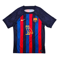 2022/23 Barcelona Home Football Shirt (M) Nike 7 O.Dembele (OVO Drake) - Football Finery - FF303741