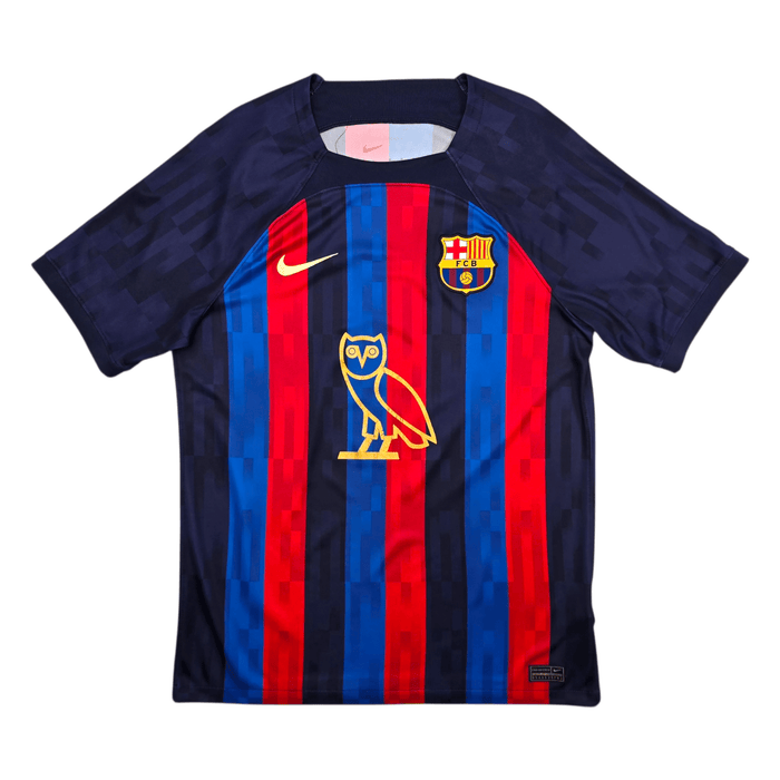 2022/23 Barcelona Home Football Shirt (M) Nike 7 O.Dembele (OVO Drake) - Football Finery - FF303741