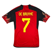 2022/23 Belgium Home Football Shirt (S) Adidas 7 De Bruyne - Football Finery - FF302230