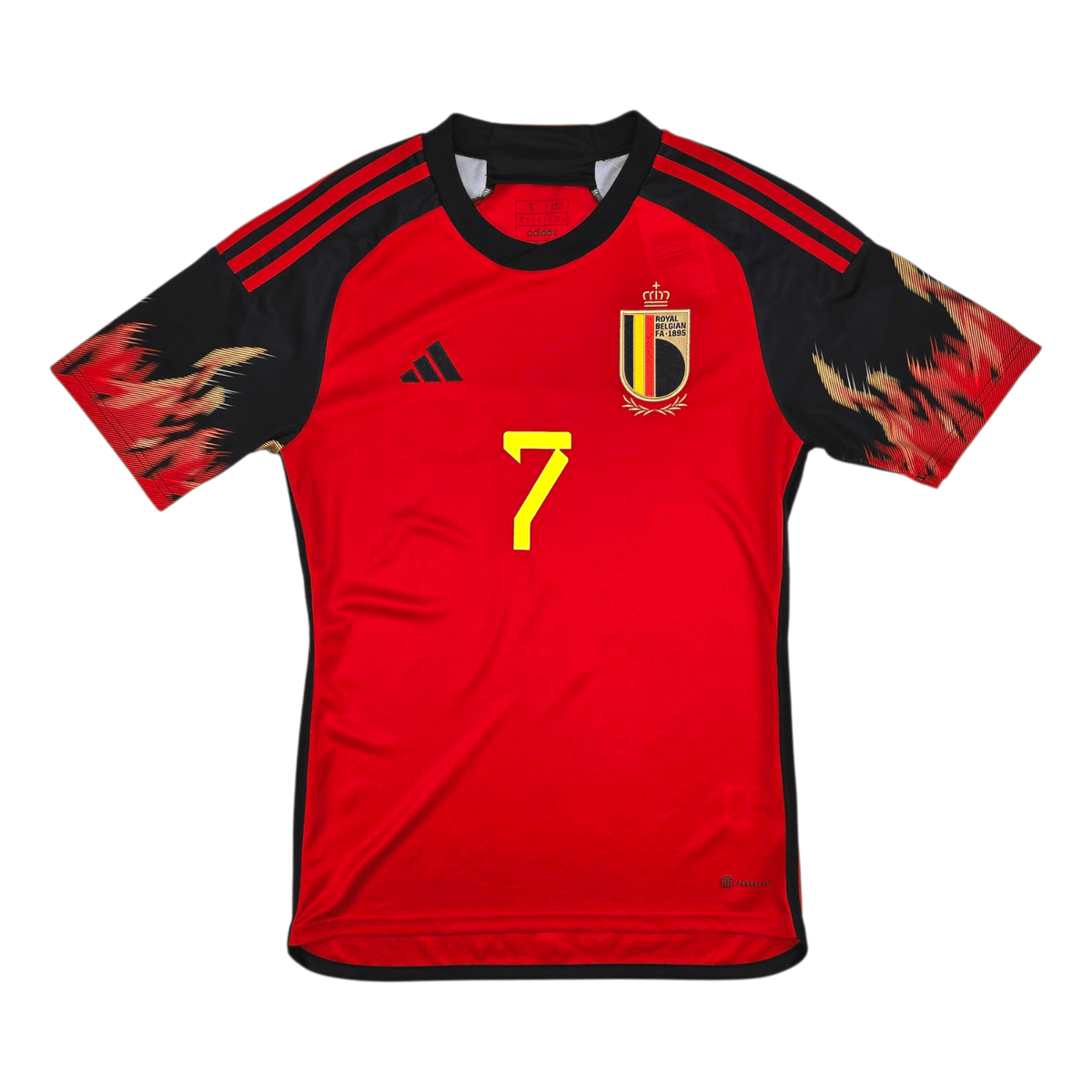 2022/23 Belgium Home Football Shirt (S) Adidas 7 De Bruyne - Football Finery - FF302230