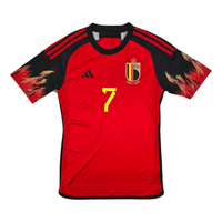 2022/23 Belgium Home Football Shirt (S) Adidas 7 De Bruyne - Football Finery - FF302230