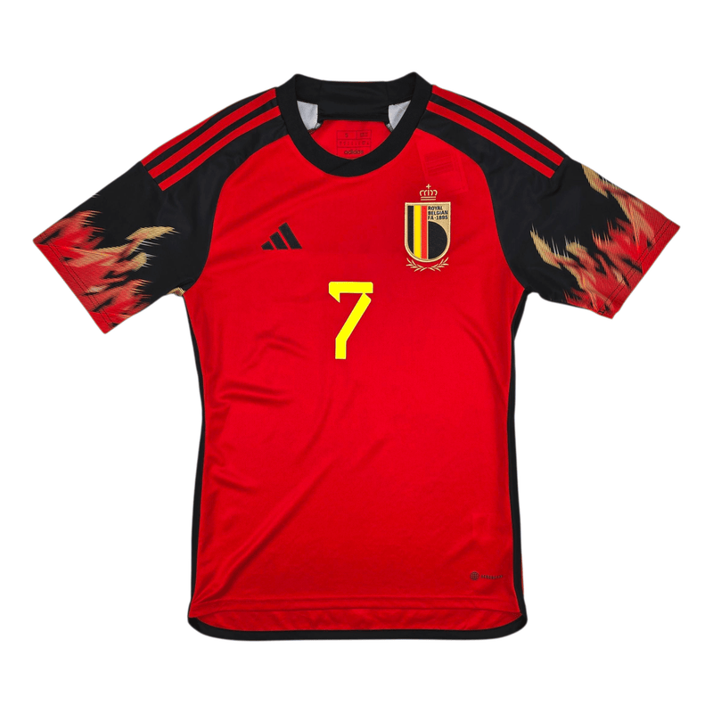 2022/23 Belgium Home Football Shirt (S) Adidas 7 De Bruyne - Football Finery - FF302230