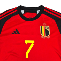 2022/23 Belgium Home Football Shirt (S) Adidas 7 De Bruyne - Football Finery - FF302230