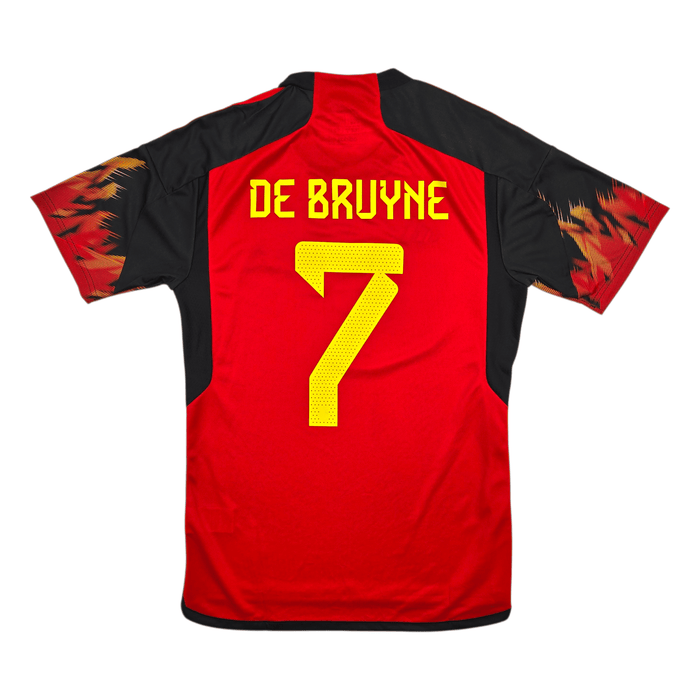 2022/23 Belgium Home Football Shirt (S) Adidas 7 De Bryune (BNWTs) - Football Finery - FF303271