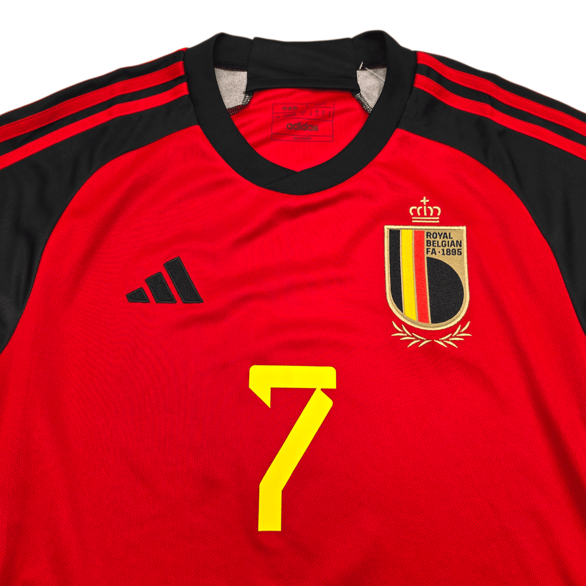 2022/23 Belgium Home Football Shirt (S) Adidas 7 De Bryune (BNWTs) - Football Finery - FF303271