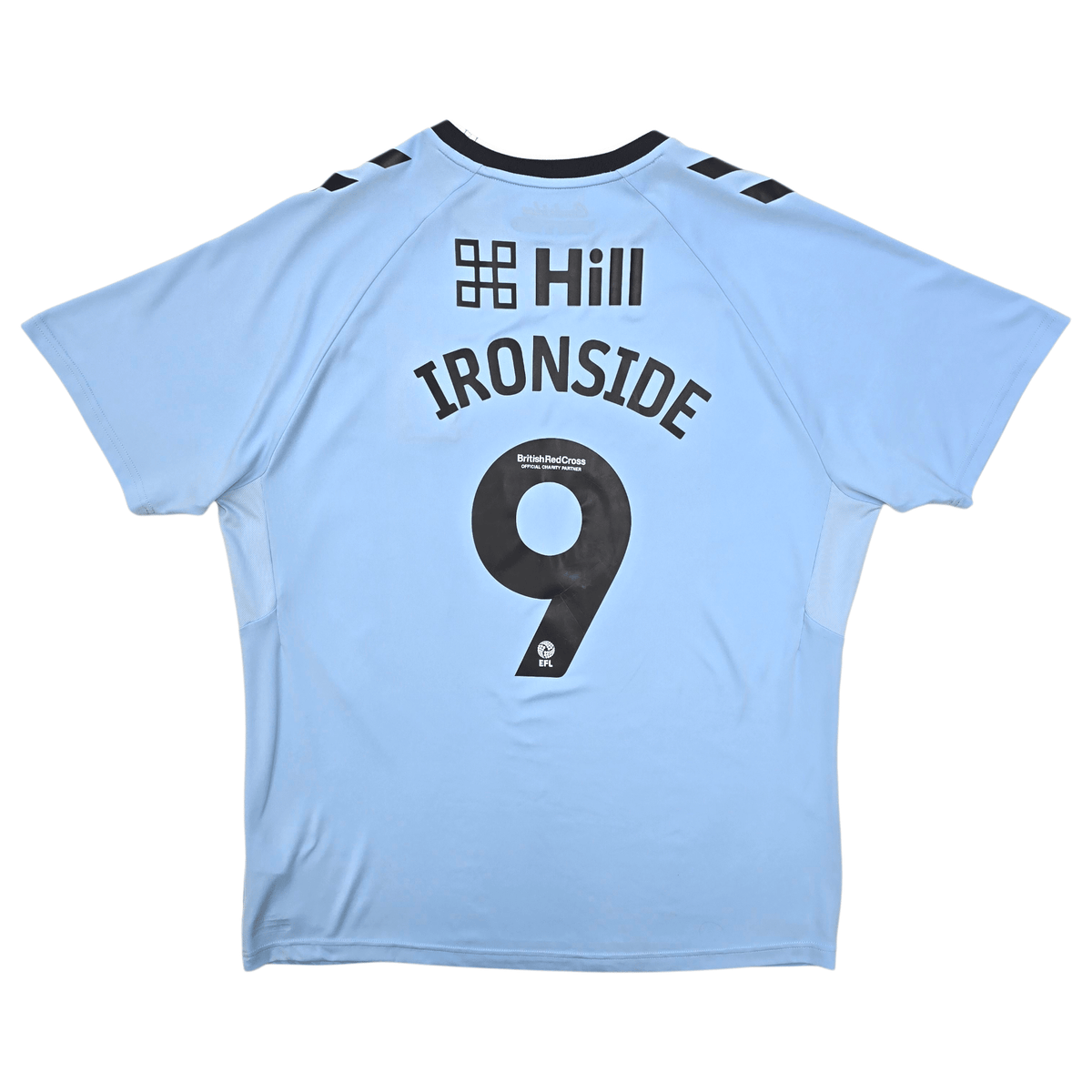 2022/23 Cambridge United Away Football Shirt (XL) Hummel 9 Ironside - Football Finery - FF302593
