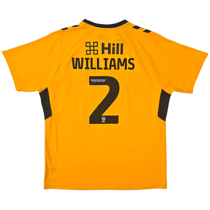 2022/23 Cambridge United Home Football Shirt (2XL) Hummel 2 Williams - Football Finery - FF306269
